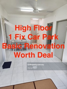 Taman bukit erskine 654 Sqft 1 Car Park Basic Renovation Worth Deal