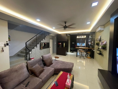 Taman Mutiara Utama @ Fully Extended End Lot Double Storey Terrace House