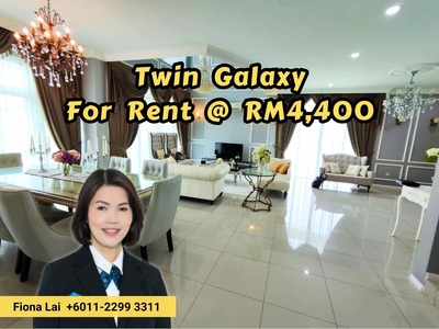 Twin Galaxy @ Taman Abad penthouse with nice interior design, super spacious unit