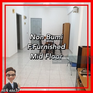 Furnished / Mid Floor / Non bumi /