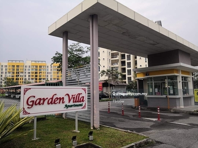 Garden Villa Apartment, 994sf 3r2b, High Demand, Senawang, 100% Loan