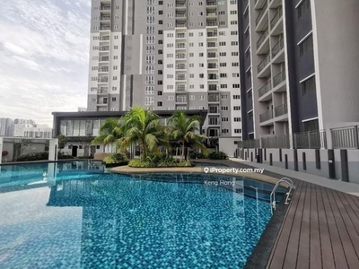 The Herz Kepong, Partly Furnished Facing Swimming Pool, Mid Floor Unit