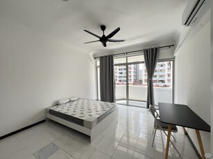 Fully Furnished Middle Bedroom with Balcony at Bukit OUG Condo, Bukit Jalil Awan Besar LRT Station
