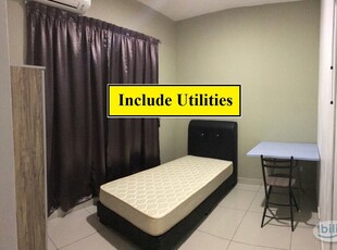 Include Utilities Single Bedroom @ You Vista Cheras Batu 9, walk 300m to MRT Taman Suntex