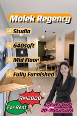 Molek Regency Studio Fully Furnished Mid Floor