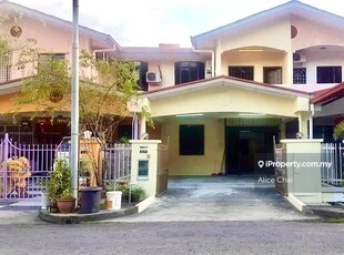 2 Storey Taman Penampang Terrace House 4 Bedrooms with Airconds