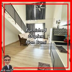 Duplex / Furnished / Non bumi / Renovated