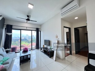 Fully furnished facing golf view