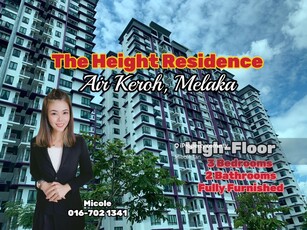High Floor Unit! The Heights Residence, Bukit Beruang Melaka