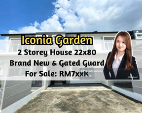 Iconia Garden, 2 Storey House 22x80, Brand New, Gated Guarded, 4 Bed