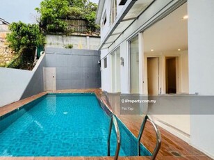 Modern design bungalow in Bukit Damansara with swimming pool
