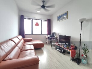 Parc 3, 3 rooms, partly furnished, near MRT, 2 carparks, park view