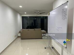 Repainting corner office unit