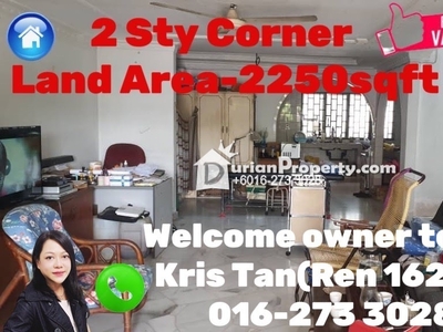 Terrace House For Sale at Taman Orkid Desa