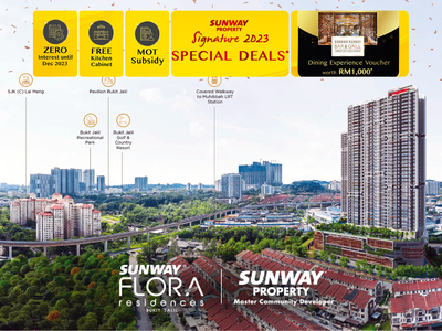 80% SOLD! Sunway Flora Residences, Bukit Jalil, Kuala Lumpur