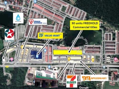 30 units ready to go Commercial Lot at Sungai Siput, Perak
