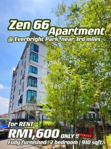 [FOR RENT] ZEN 66 Apartment @ Everbright Park, near 3rd miles