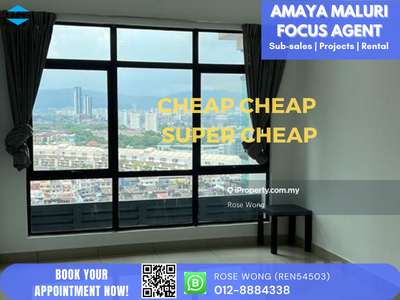 Super Cheap! Must Go! Short Walk to Malls Banks MRT LRT! Amaya Maluri