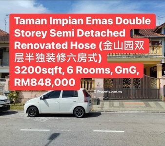 Taman Impian Emas Double Storey Semi Detached House Renovated For Sale