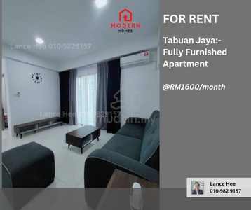 For Rent - Fully Furnished Apartment @ Tabuan Jaya