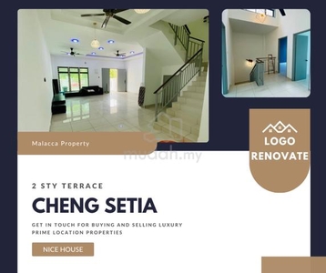 Fully Renovated Brand New 2 Sty Terrace House Cheng Setia