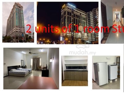 Ipoh Tower 2 Units of 1 ROOM STUDIO Fully Furnished