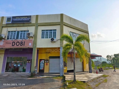Kedai Pejabat Lot Hujung 2 Tingkat di Alor Tempoyak Dungun Terengganu