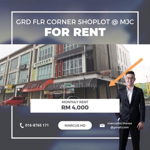 MJC Ground Floor Corner Shop Lot for Rent