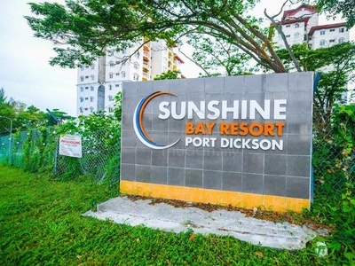 Port Dickson Sunshine Bay Resort Studio Partial Furnished for Rent
