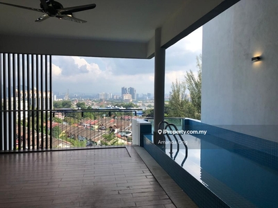 Private Lap Pool, 5 Rooms, Superlink Terrace house at Selayang
