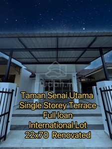 Senai Single Storey Terrace 22x70 @ Full Loan Saleng Kulai senai utama