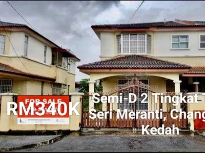WoW!! Semi-D 2 Tingkat di Taman Seri Meranti, Changlun, Kedah