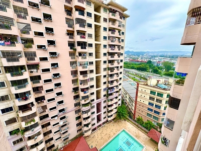 [4 ROOMS| FACING POOL| BUILT UP 1,000+SQFT| BLOK A| LEVEL 16] Sri Gotong Apartment Batu Caves Selangor