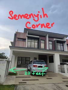 Corner Ecohill 1 Semenyih house Type , 2 sty Corner Terrace house