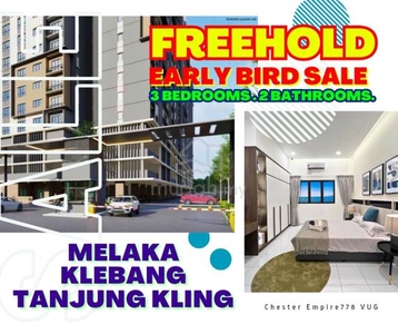 Kekal Freehold Apartment Early Bird Sale at Klebang Tanjung Kling