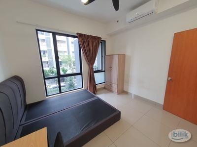 [Male Unit] Medium Room with NEW KING Mattress | Big Size Room | WIFI up to 300Mbps
