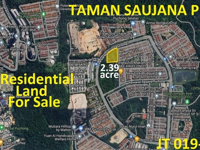 Taman Saujana Puchong Residential Land For Sale
