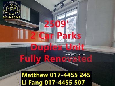 Cassia Resort Condo - Fully Renovated -2509' - 2 Car Parks-Butterworth