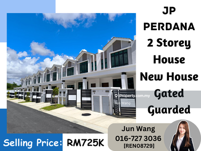 Jp Perdana, 2 Storey House 18x65, New House, Gated Guarded, 4 Bedroom