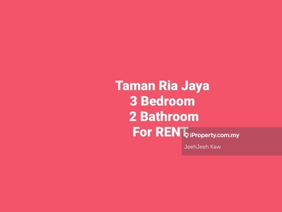 Taman Ria Jaya @ Terrace House for Rent