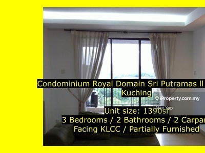 2400 sf / Low Floor / 2 Carpark / Big Size Unit / Condo /Jalan Kuching