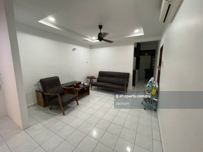 Bagan lalang apartment partial furnish cheap rent