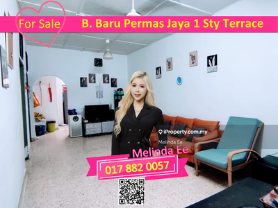 Bandar Baru Permas Jaya Nice Single Storey Terrace 3bed Full Loan