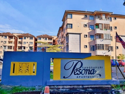 CHEAPEST OPEN VIEW PARTLY FURNISHED Apartment Pesona, Taman Kajang Utama, Kajang
