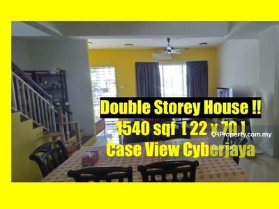 Double Storey/Casa View/ Cybersouth / Full Loan / Cyberjaya / Selangor