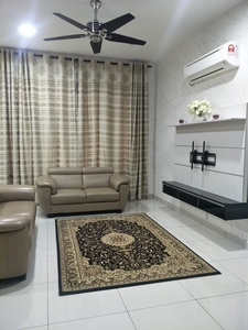 For Sale Double Storey Terrace Zircona Alam Impian Shah Alam Fully Furnished Facing Open