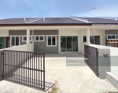 Full Loan! Freehold! New Single Storey Terrace House At Jeram