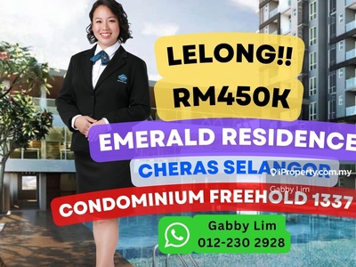 Lelong Super Cheap Condominium @ Emerald Residence Cheras Selangor