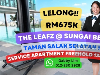 Lelong Super Cheap Sevice Apartment @ The Leafz @ Sungai Besi KL