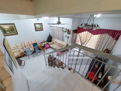 Shah Alam Double Storey House for Sale Partly Furnished Kitchen Extend